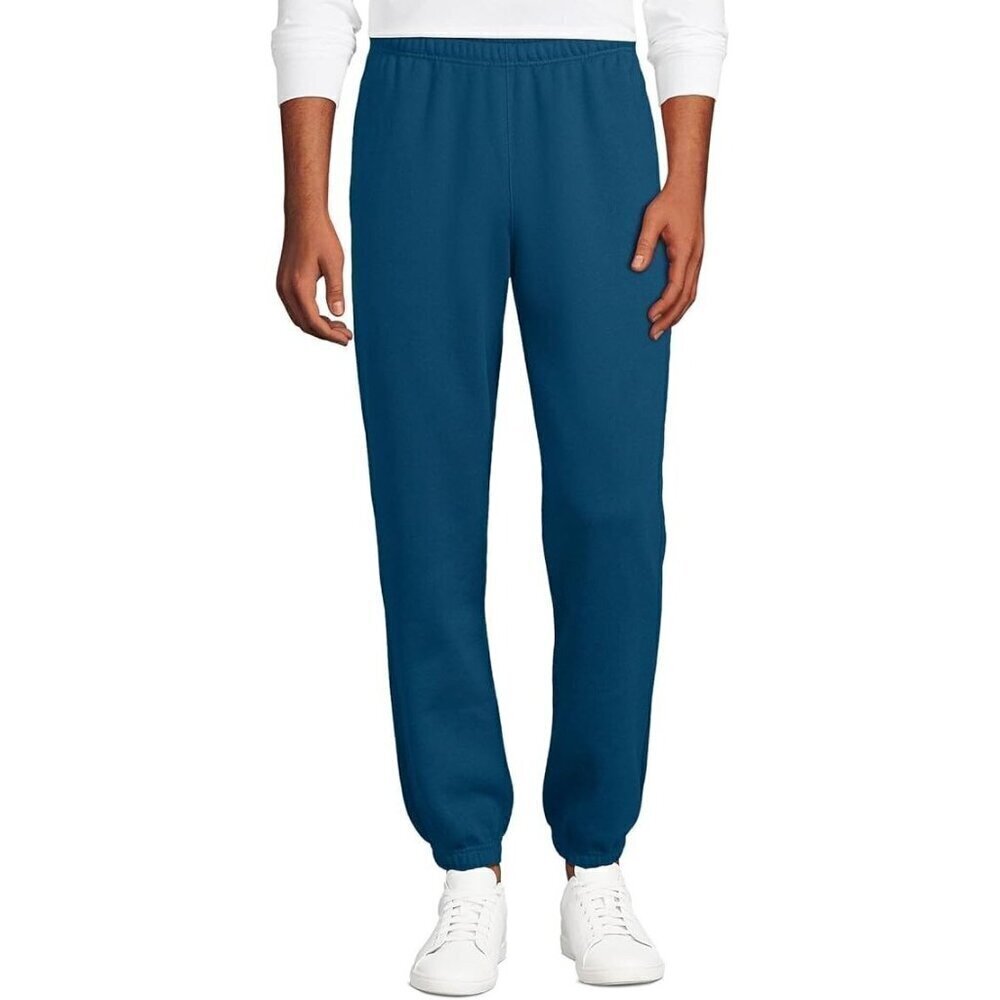 NWOT Lands' End Men's XL Blue Cotton Lounge Pants